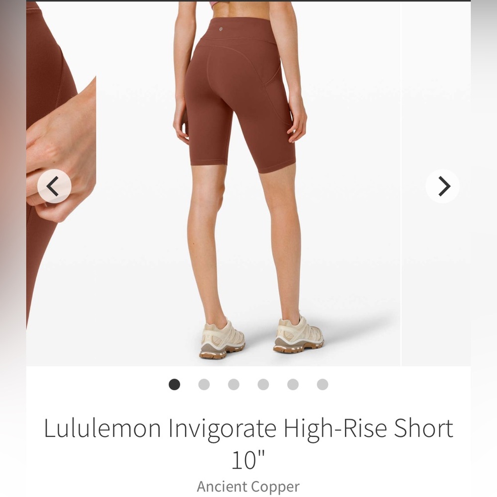 Lululemon Invigorated High-Rise Short (Ancient Copper)